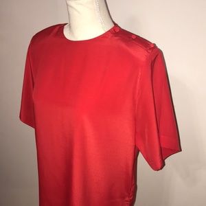 Alyssa Carr Short Sleeve Shirt 100% Polyester